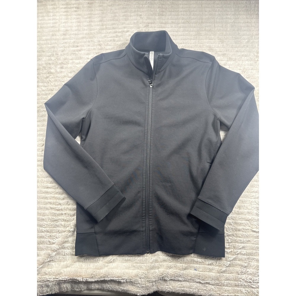 Lululemon Men XL Full Zip Track‎ Jacket Black Athleisure Sportswear Hardly Worn